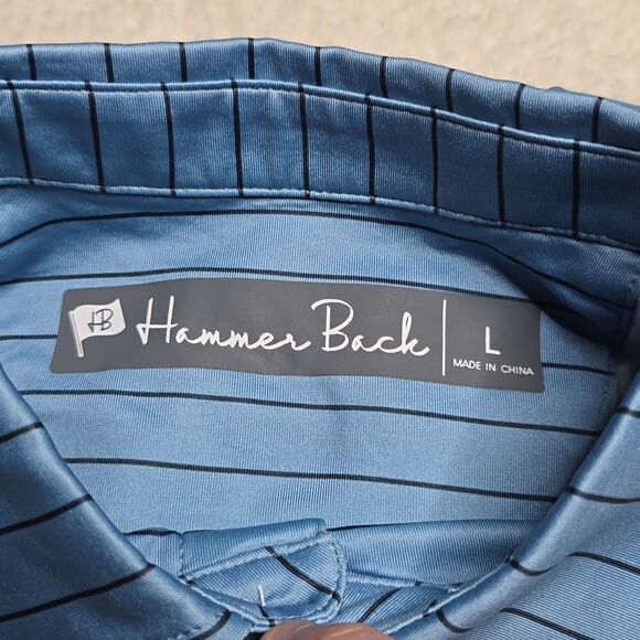 545 NWT HAMMER BACK PENCIL IT IN: BLUE Size Large - Picture 3 of 4